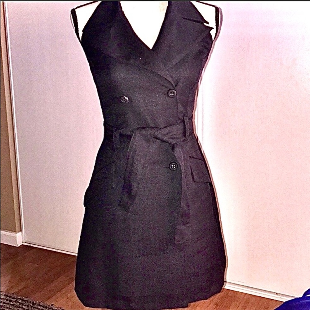 Double breasted Halter dress
